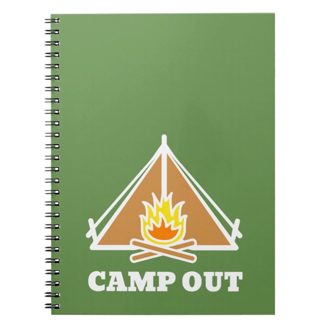 Camp out notizblock (Vorderseite)