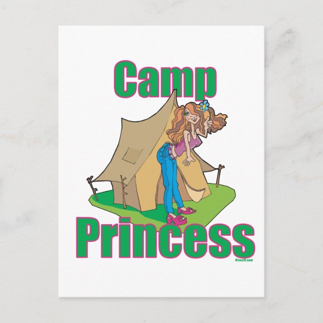CAMP-Prinzessin Postkarte (Vorderseite)