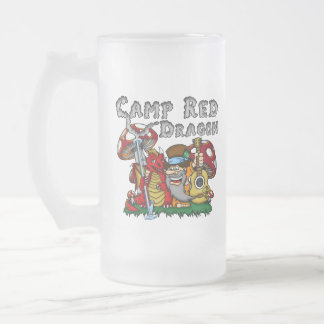 Camp Red Dragon 2025 B.A.T. Bier-Tasse Mattglas Bierglas