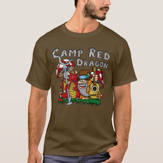 Camp Red Dragon 2025 B.A.T. Brown D/S T - Shirt (Vorderseite)