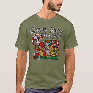 Camp Red Dragon 2025 B.A.T. Olivenöl T - Shirt