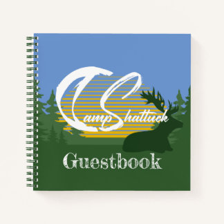 Camp Shattuck - Gästebuch Sunset Elch Notizbuch