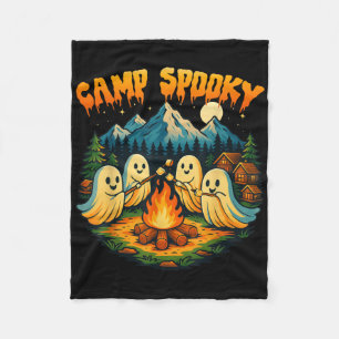 Camp Spooky SommerHalloween Niedlich Ghost Fleecedecke