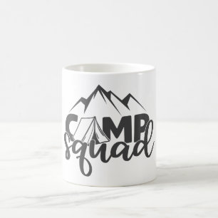 Camp Squad Cool Adventure Quote Campers Kaffeetasse