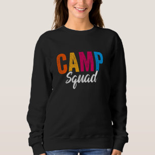 Camp Squad Family Camping für Frauen in Übereinsti Sweatshirt
