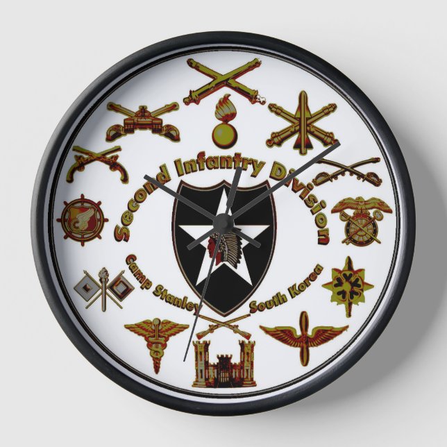 Camp Stanley Wanduhr (Vorderseite)