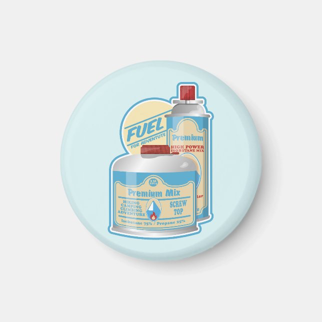 Camp Stove Gas Kanister Propane Butane Magnet (Vorne)