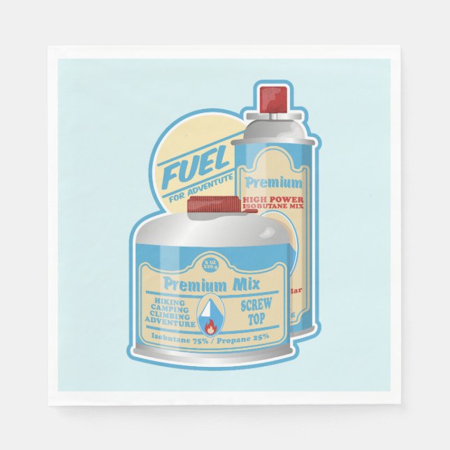 Camp Stove Gas Kanister Propane Butane Serviette (Vorderseite)