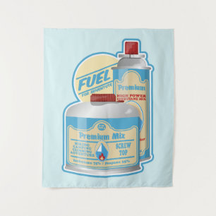 Camp Stove Gas Kanister Propane Butane Wandteppich