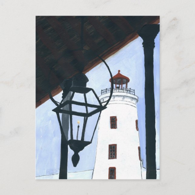 Camp Street Lighthouse Postkarte (Vorderseite)
