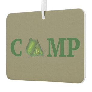 CAMP Summer Camping Green Tent Outdoor Camper Autolufterfrischer