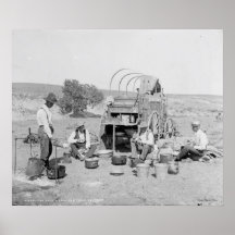 Camp Wagon a Texas Roundup Poster