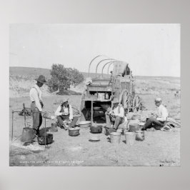 Camp Wagon a Texas Roundup Poster