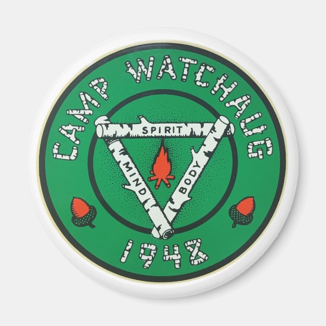 Camp Watchaug Logo Magnet (Vorne)