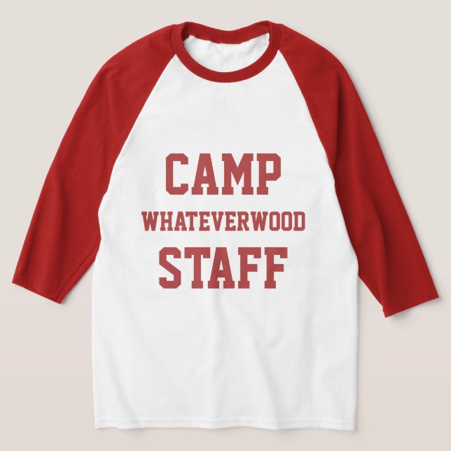 Camp Whateverwood-Mitarbeiter  Grün T-Shirt (Ablage )