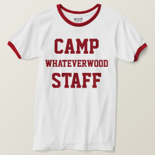 Camp Whateverwood Staff Dunkelrot T-Shirt