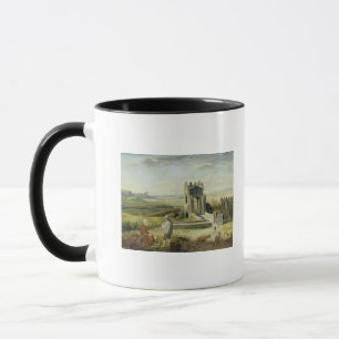 Campagna-Landschaft nahe der Nomentano Brücke Tasse