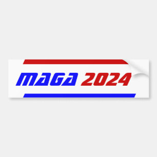 Campaign 2024 election MAGA President TRUMP Bumper Autoaufkleber