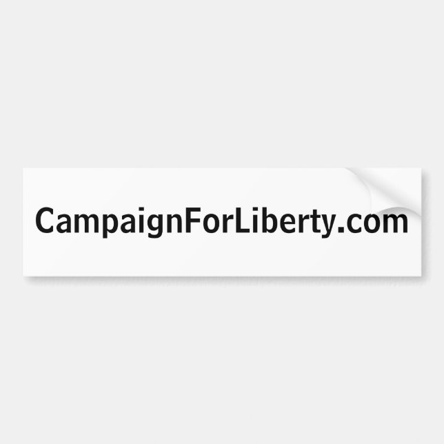CampaignForLiberty.com Autoaufkleber (Vorne)