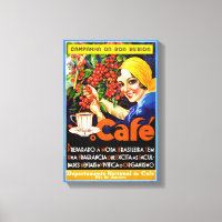 Campanha Da Boa Bebida Coffee Vintage Ad Poster