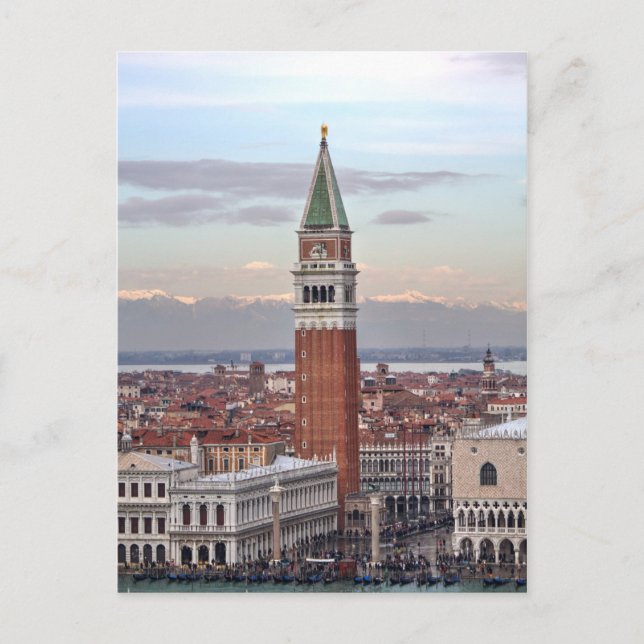 Campanile di San Marco, Venedig, Italien Postkarte (Vorderseite)