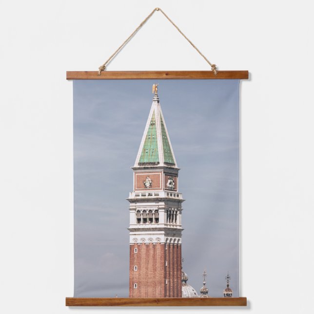 Campanile di San Marco Wandteppich Mit Holzrahmen (Vorderseite)