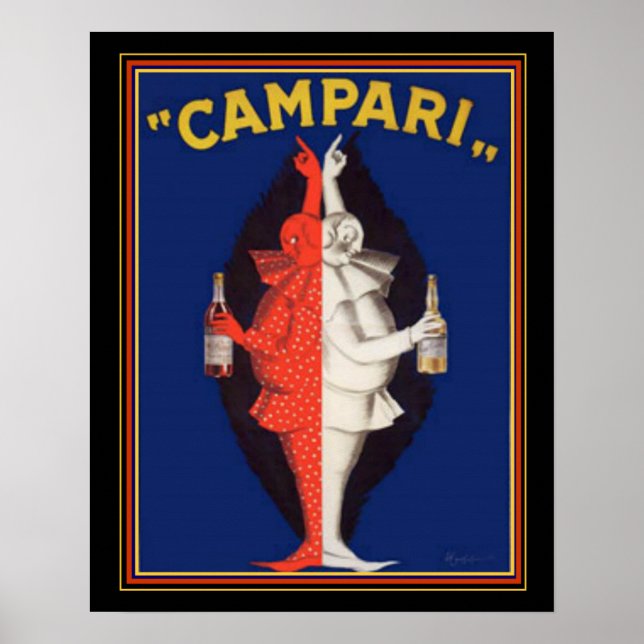 'Campari' 1921 Ad by Leonetto Cappiello - 16x20 Poster (Vorne)