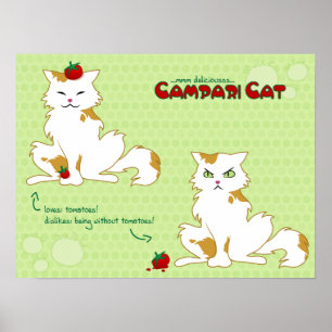 Campari-Katzen-Plakat Poster