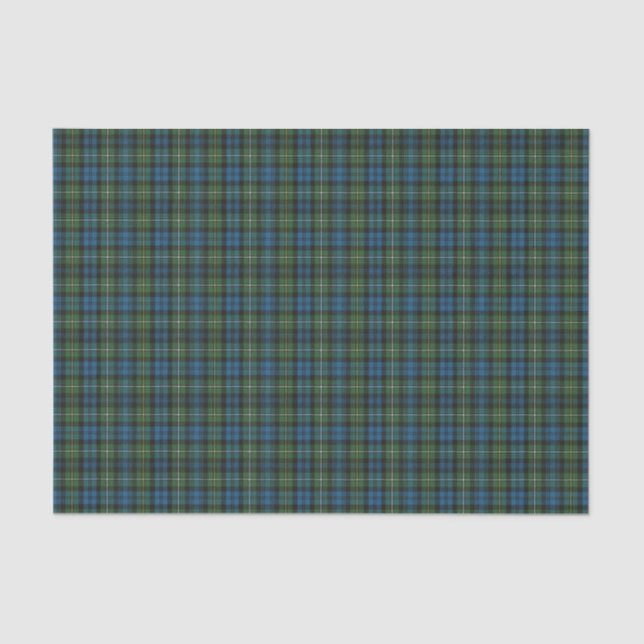 Campbell Argyll Ancient Scottish Tartan Seidenpapier (Vorderseite)