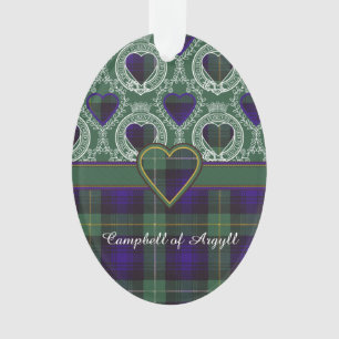 Campbell Argyll Clan karierten schottischen Tartan Ornament