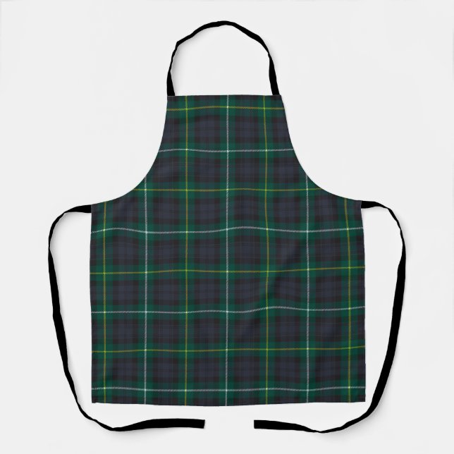 Campbell Argyll Modernes Tartan Kariertes Muster Schürze (Vorderseite)