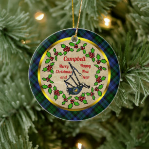Campbell Bagpipe - Keramik Ornament
