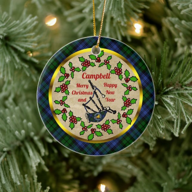 Campbell Bagpipe - Keramik Ornament (Baum)