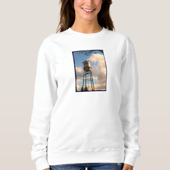 Campbell CA Wasserturm Frauenturm Sweatshirtt Sweatshirt (Vorderseite)