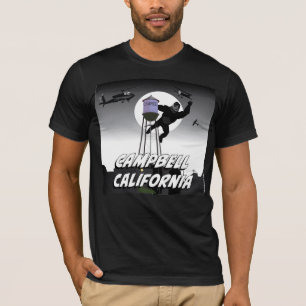 Campbell California Water Tower T-Shirt