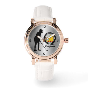 Campbell Clan Abzeichen (Hers) Golf Armbanduhr