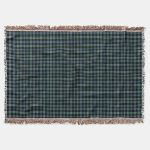 Campbell-Clan altes hellblaues und grünes Tartan Decke