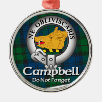 Campbell-Clan Silbernes Ornament