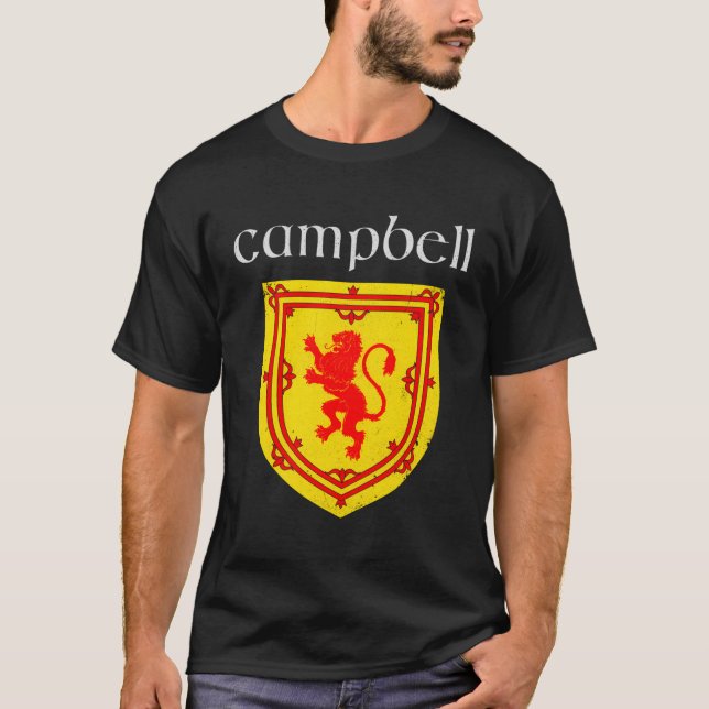 Campbell Clan Sweater Scottish Clan Scotland Pride T-Shirt (Vorderseite)