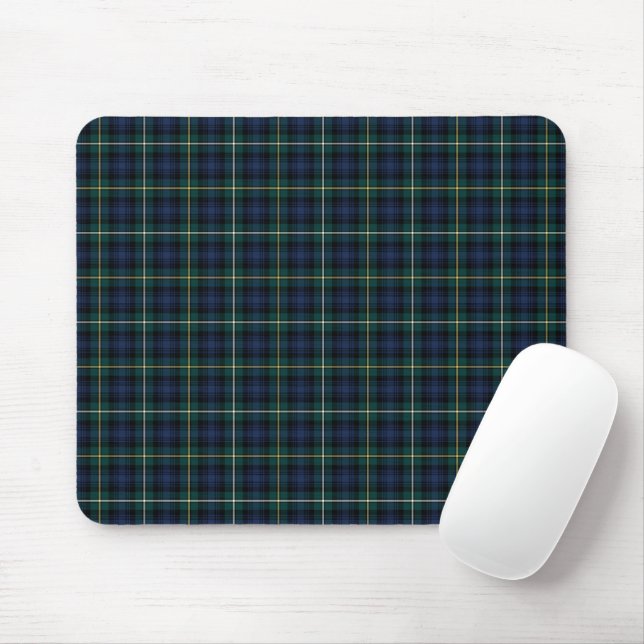 Campbell Clan Tartan Navy Blue Kariert Mousepad (Mit Mouse)