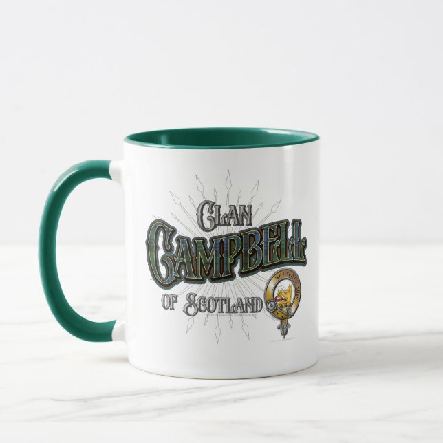 Campbell Clan Tasse (Links)
