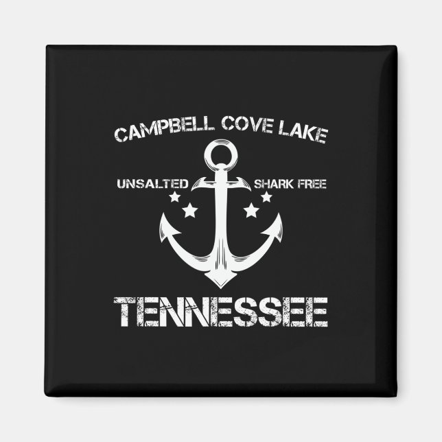 Campbell Cove Lake Tennessee Funny Frische Camping Magnet (Vorne)