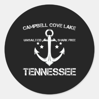 Campbell Cove Lake Tennessee Funny Frische Camping Runder Aufkleber