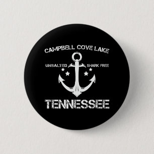 Campbell Cove Lake Tennessee Lustiges Angeln Campi Button