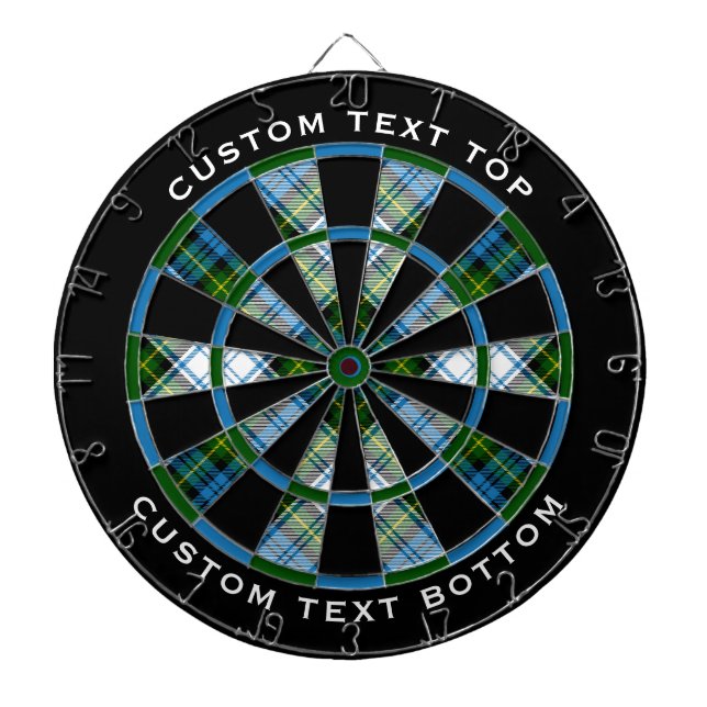 Campbell Dress Tartan Dartscheibe (vorne)