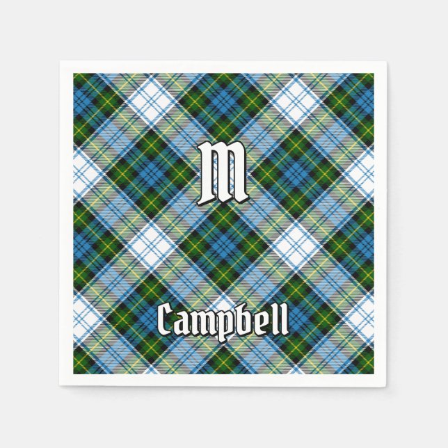 Campbell Dress Tartan Serviette (Vorderseite)