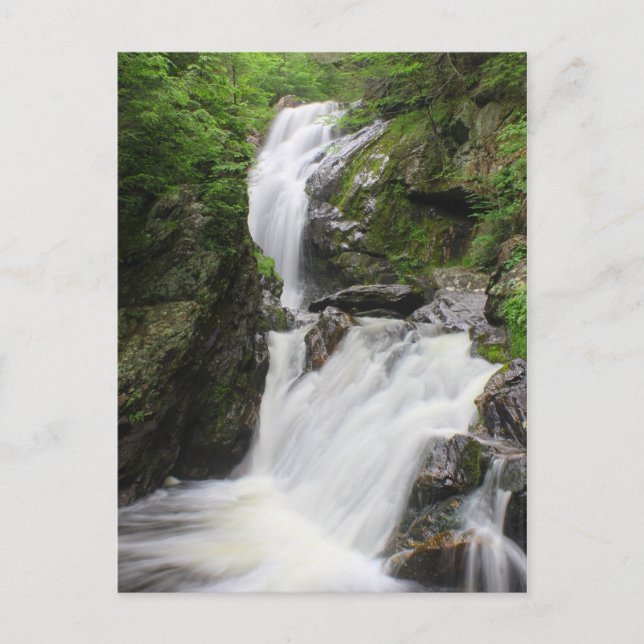 Campbell Falls Berkshires Wasserfall Postkarte (Vorderseite)