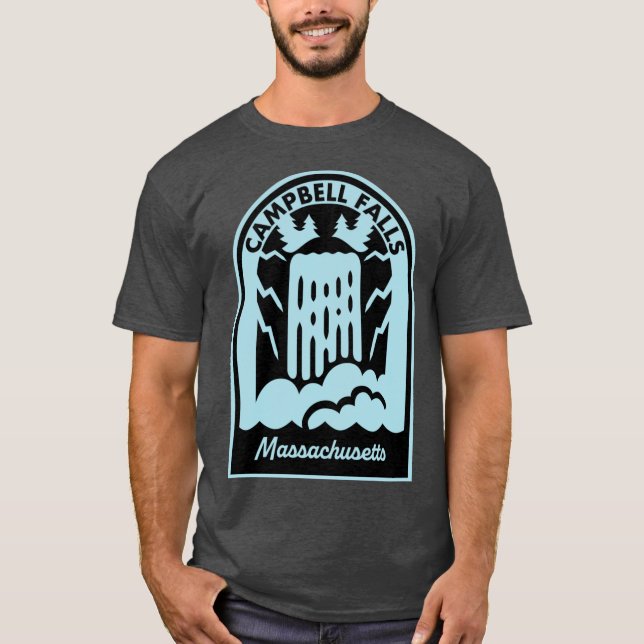 Campbell Falls Massachusetts Oversized T-Shirt (Vorderseite)