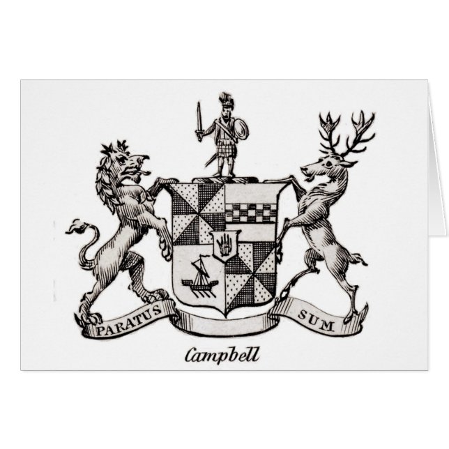 CAMPBELL-FAMILIENWAPPEN (Vorderseite (Horizontal))
