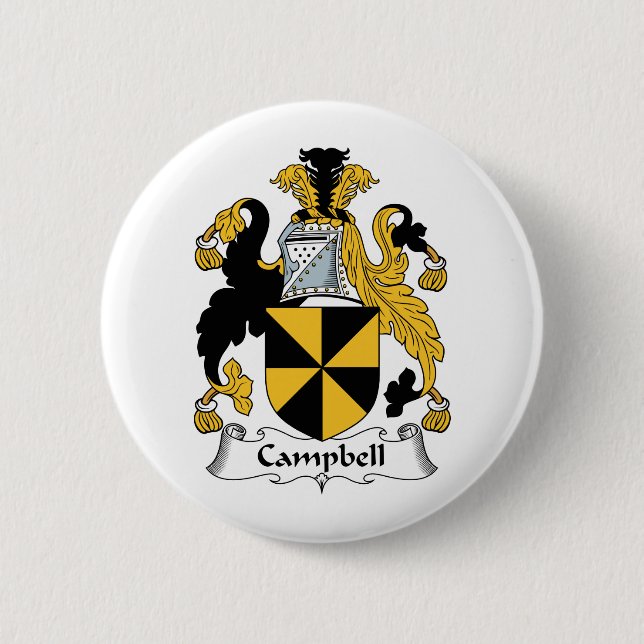 Campbell-Familienwappen Button (Vorderseite)
